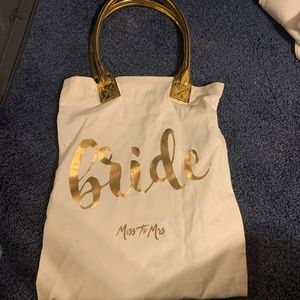 Miss to Mrs bride bag